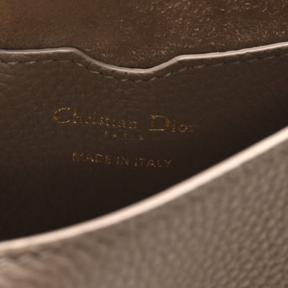 Christian Dior Grained Calfskin Medium Bobby Flap Warm Taupe 6 of 9