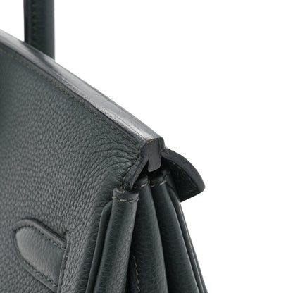 Hermes Togo BIRKIN 35 Vert Fonce 14 of 15