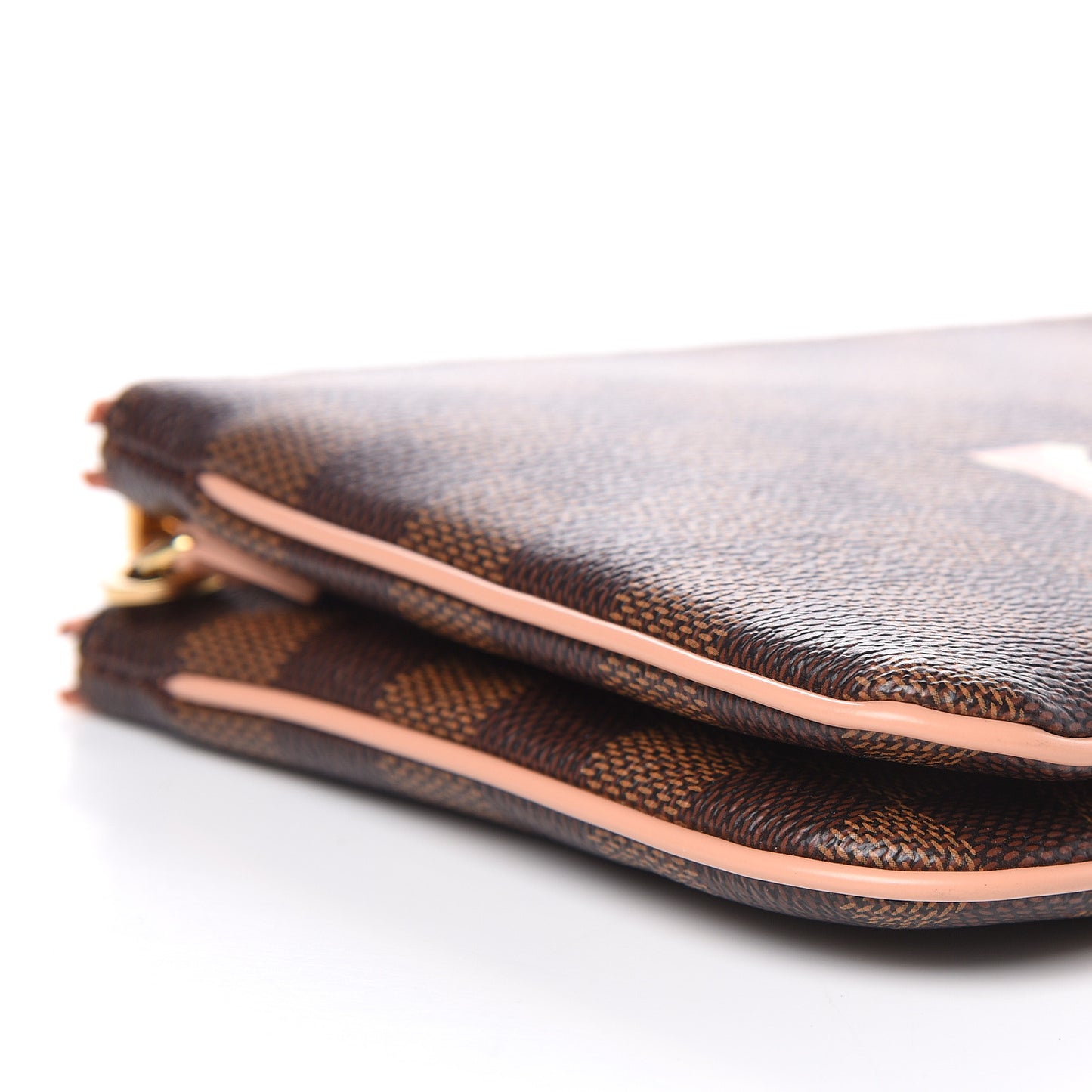 Damier Ebene Double Zip Pochette