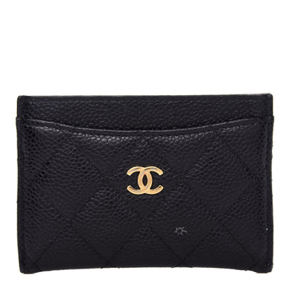 Chanel Caviar Quilted Card Holder Black 1 of 8