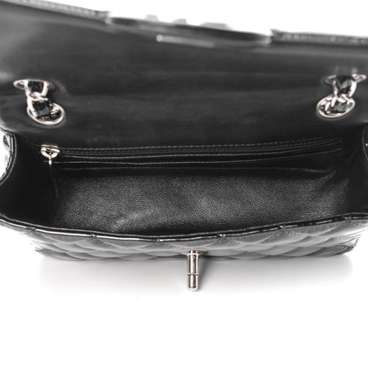 Chanel Patent Calfskin Quilted Mini Rectangular Flap Black 5 of 8