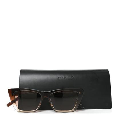 Saint Laurent Acetate Mica Cat Eye Sunglasses SL 276 Brown 7 of 7