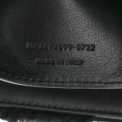 Saint Laurent Suede Shearling Y Quilted Monogram Small Loulou Chain Satchel Black 9 of 12