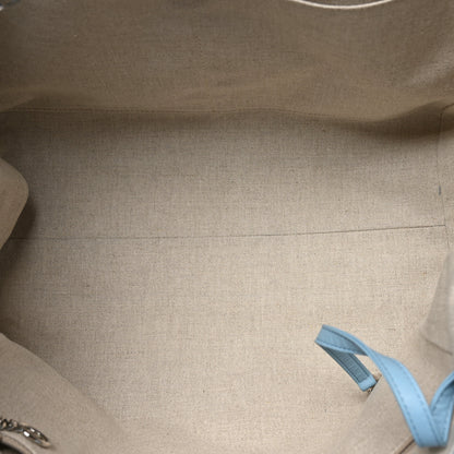 Chanel Mixed Fibers Medium Deauville Tote Light Blue 5 of 11