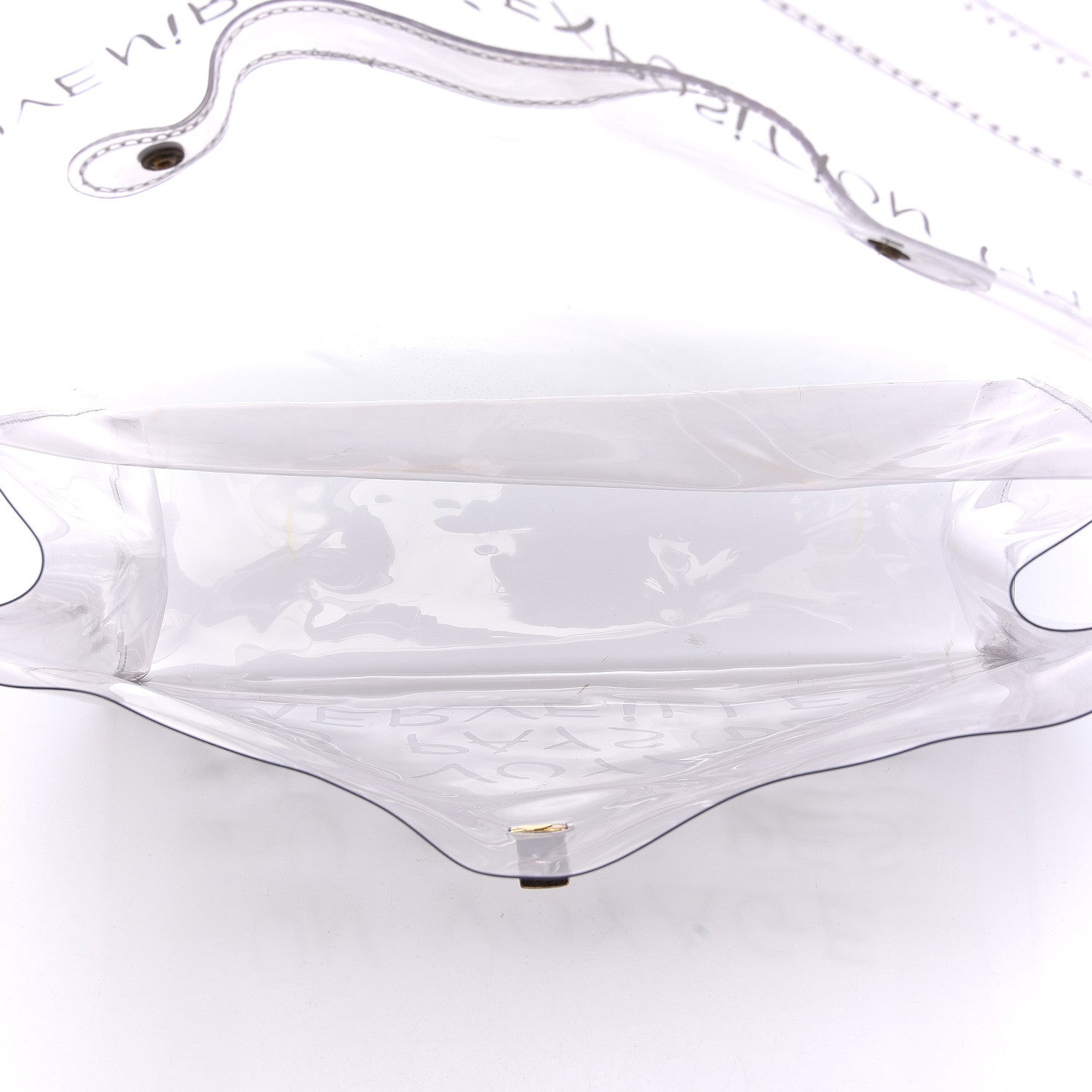 Hermes Vinyl Souvenir De L'Exposition Kelly Transparent 5 of 9