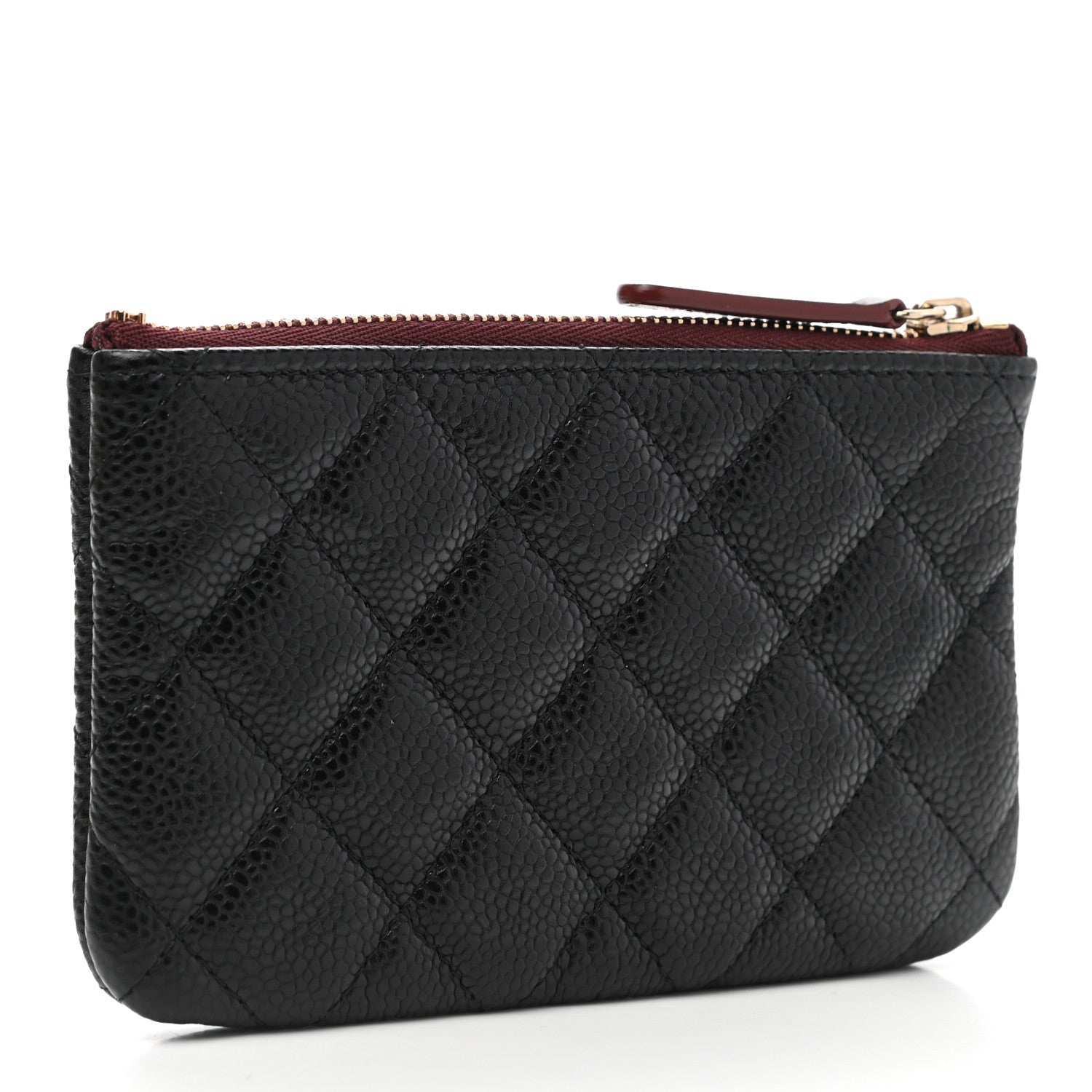 Chanel Caviar Quilted Small Cosmetic Case Black 3 of 8