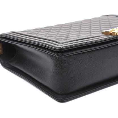 Chanel Caviar Quilted Large Boy Flap Black 5 of 10