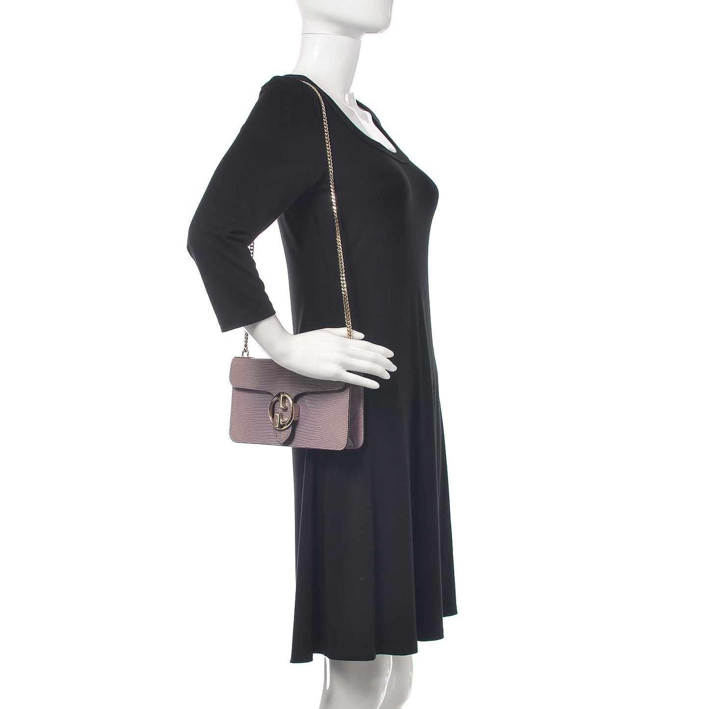 Lizard 1973 Chain Shoulder Bag Purple