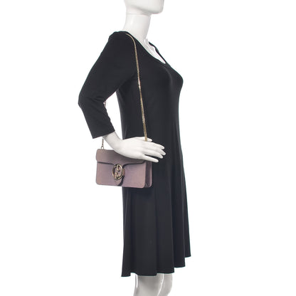 Gucci Lizard 1973 Chain Shoulder Bag Purple 2 of 13