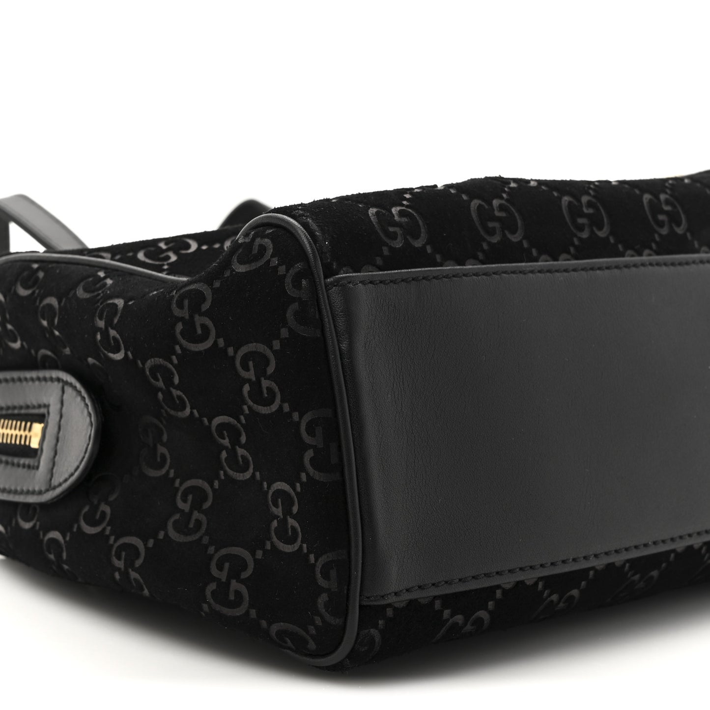 Guccissima Suede Charmy Boston Black