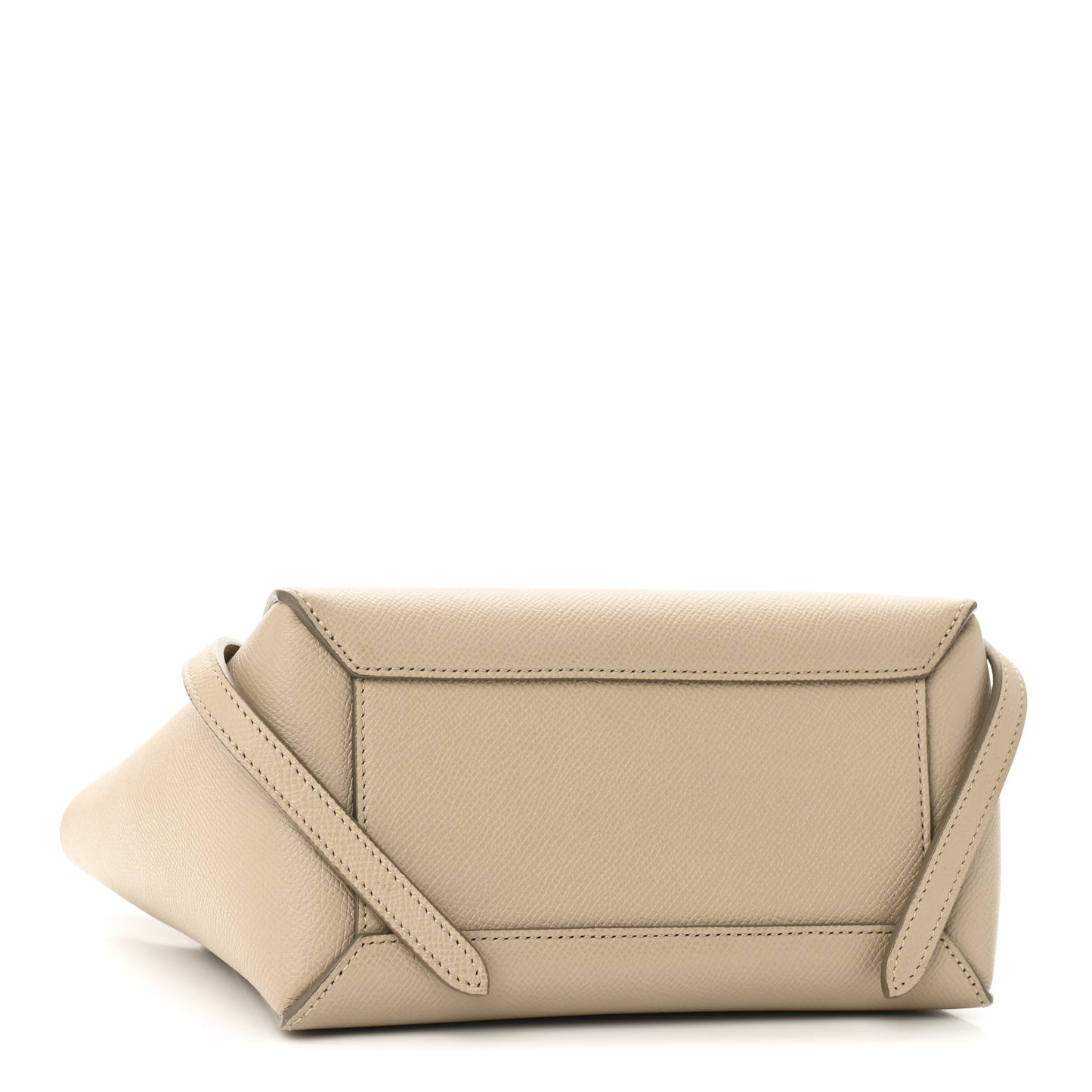 Grained Calfskin Nano Belt Bag Light Taupe