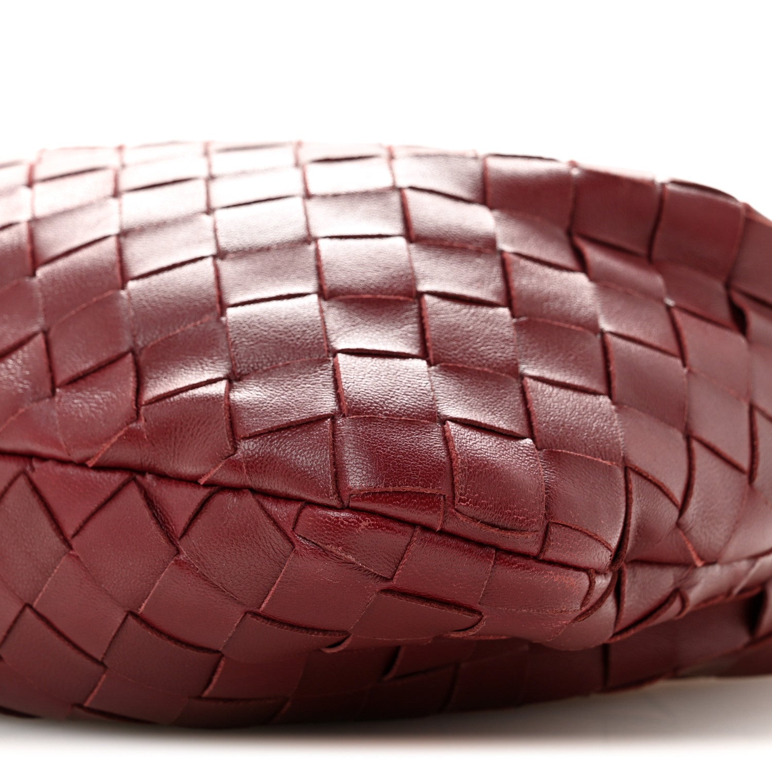 Bottega Veneta Nappa Intrecciato Mini Jodie Burgundy 9 of 11