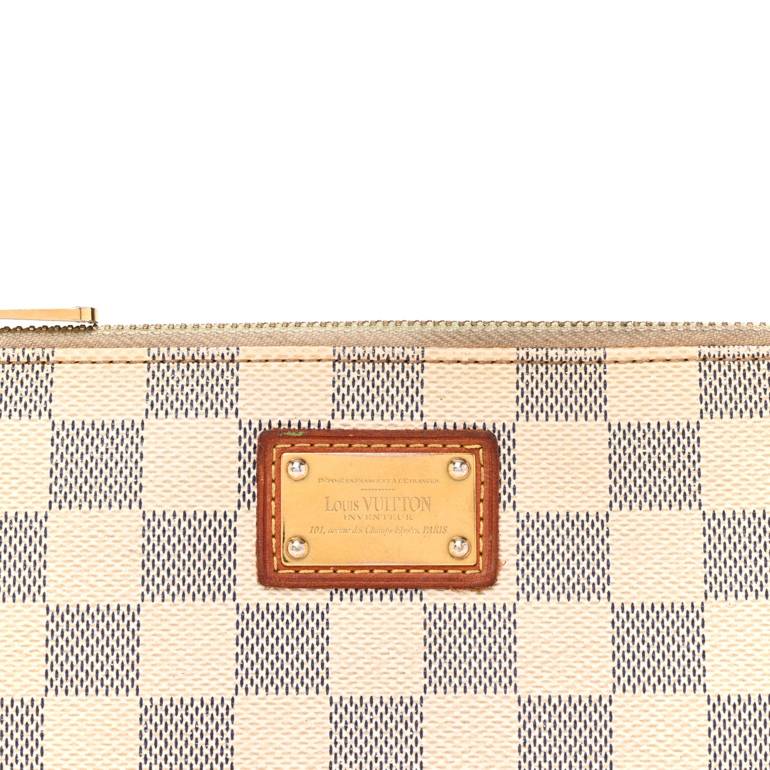 Louis Vuitton Damier Azur Pochette Milla MM 7 of 14