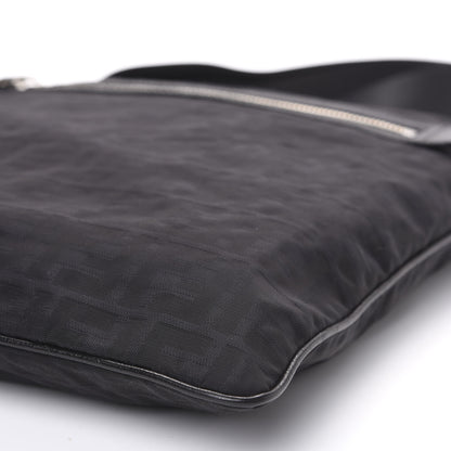 Fendi Zucca Messenger Bag Black 8 of 9