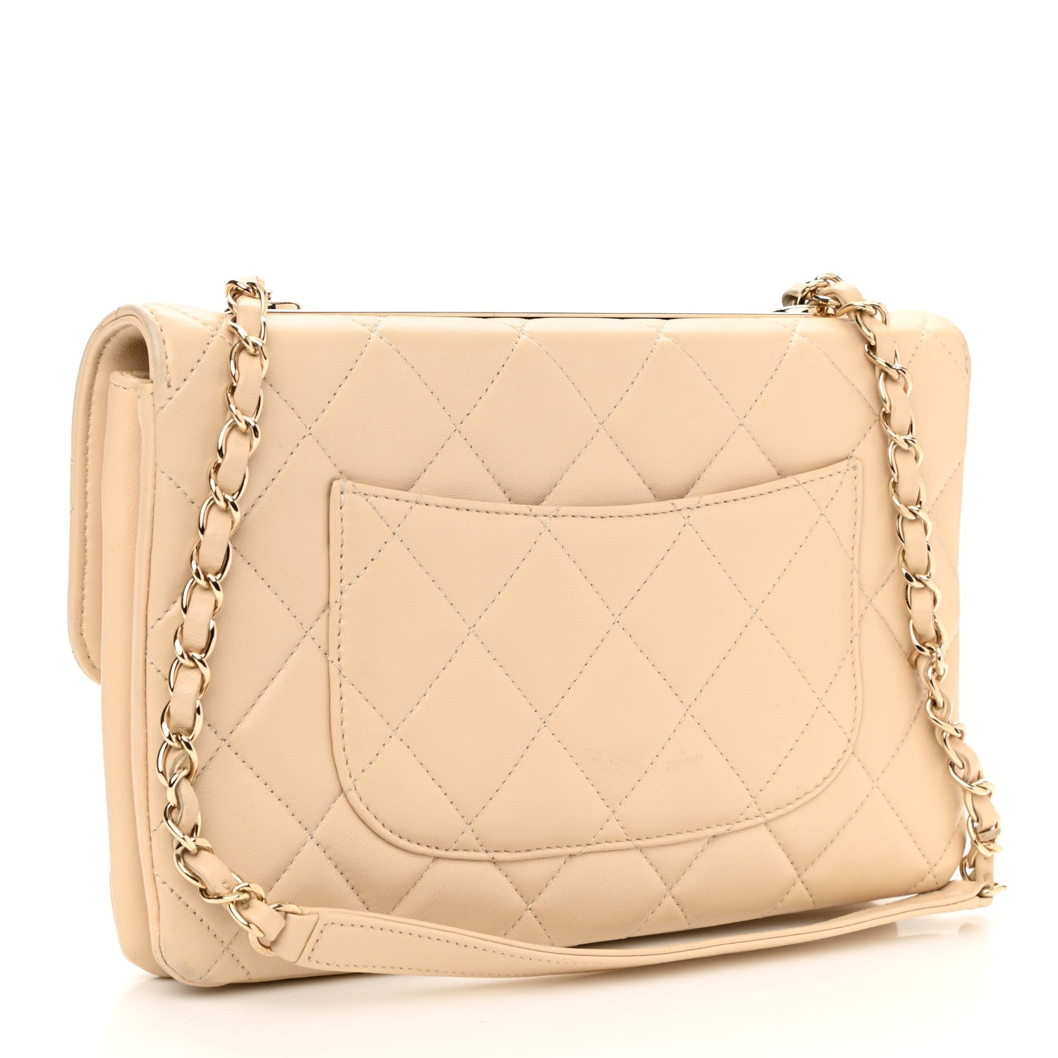 Chanel Lambskin Quilted Medium Trendy CC Flap Light Beige 4 of 11