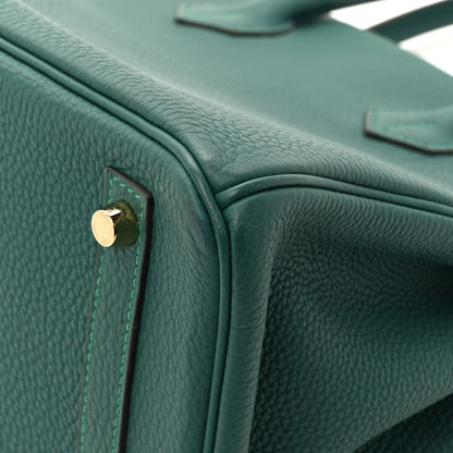 Hermes Togo Birkin 30 Malachite 12 of 14