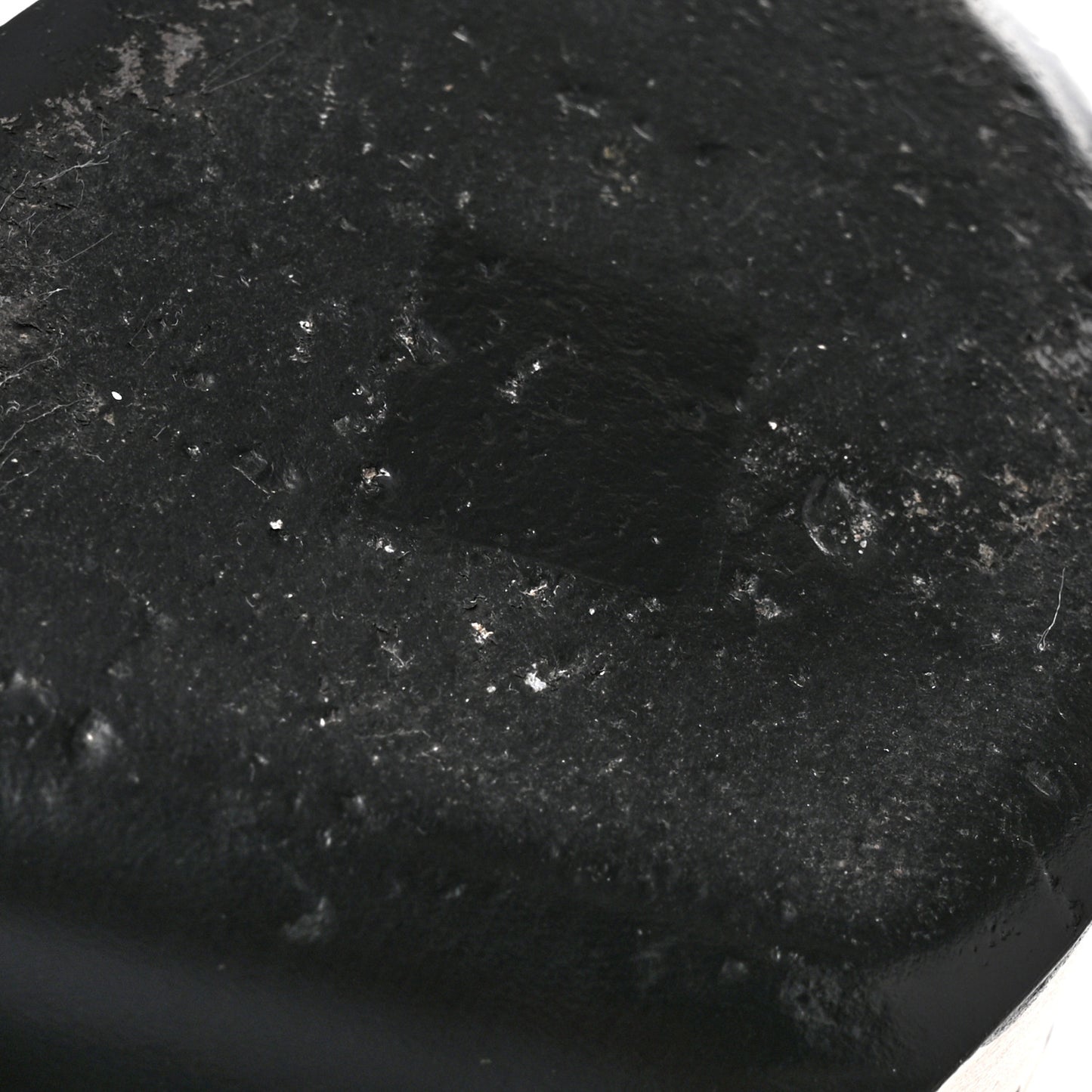 Printed Lambskin CC Platform Sandals 37 White Black