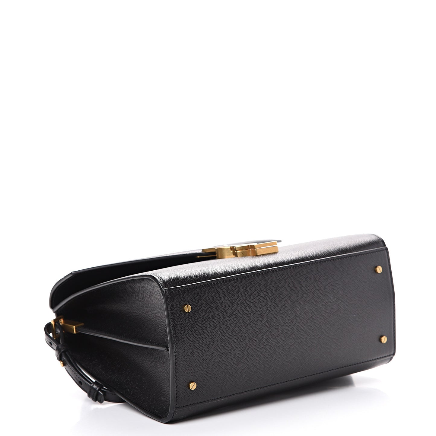 Grain de Poudre Medium Classic Monogram Cassandra Top Handle Black