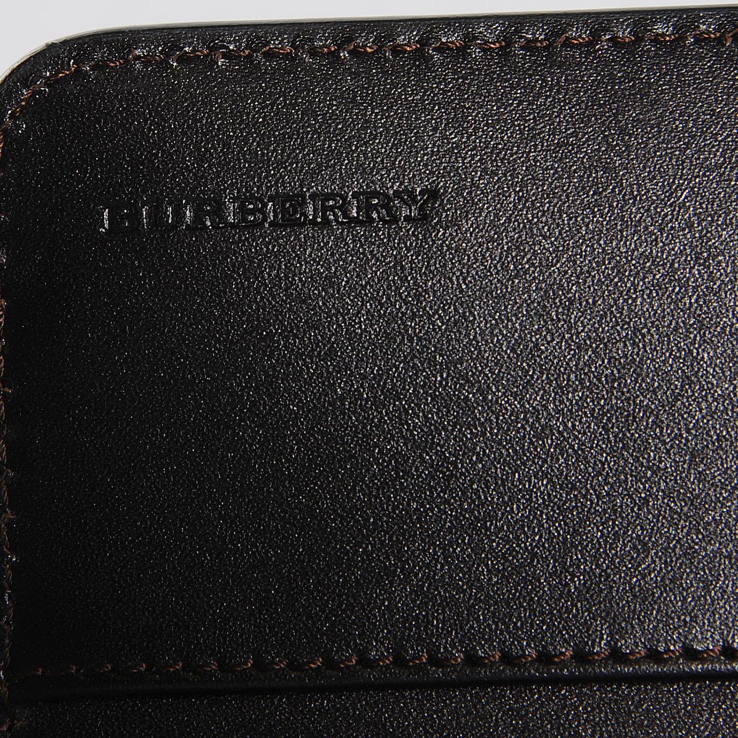 Grainy Leather Penrose Continental Wallet Dark Chocolate
