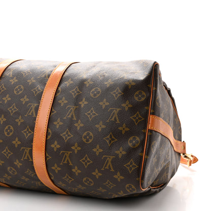 Louis Vuitton Monogram Keepall Bandouliere 50 10 of 17
