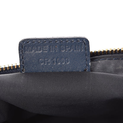 Christian Dior Monogram Mini Saddle Pochette Navy 7 of 13