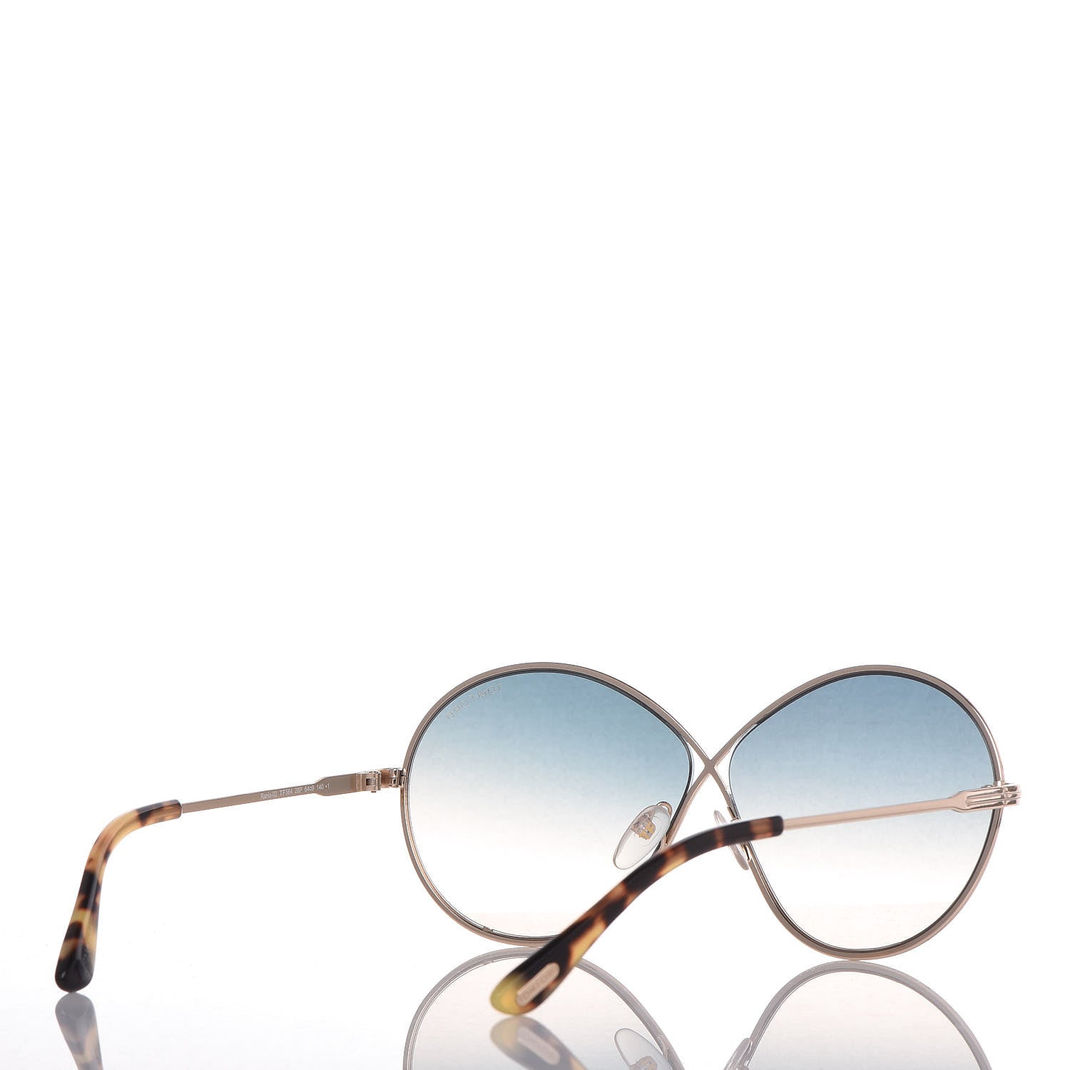 Tom Ford Rania-02 Oval Sunglasses TF564 Rose Gold 3 of 6