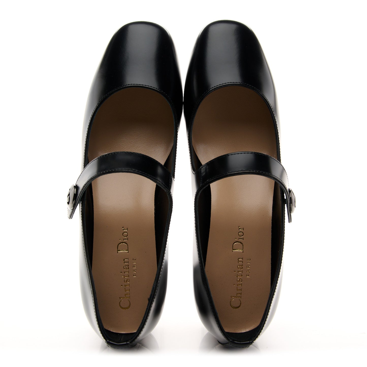 Brushed Calfskin Uniform 30mm Pumps 37.5 Black
