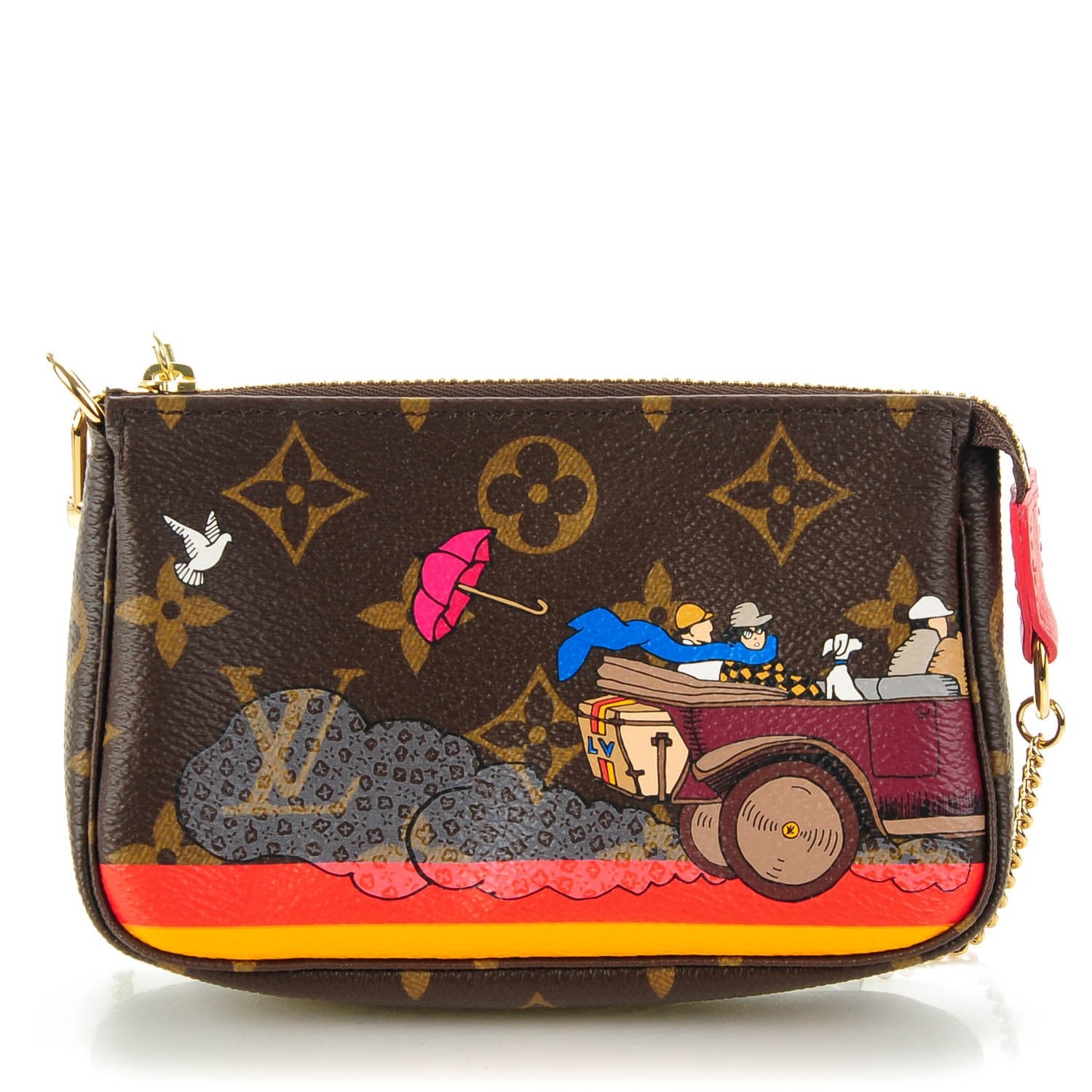 Louis Vuitton Monogram 2015 Christmas Animation Mini Pochette Accessories 1 of 7
