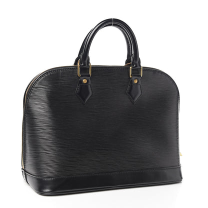 Louis Vuitton Epi Alma PM Black 2 of 9