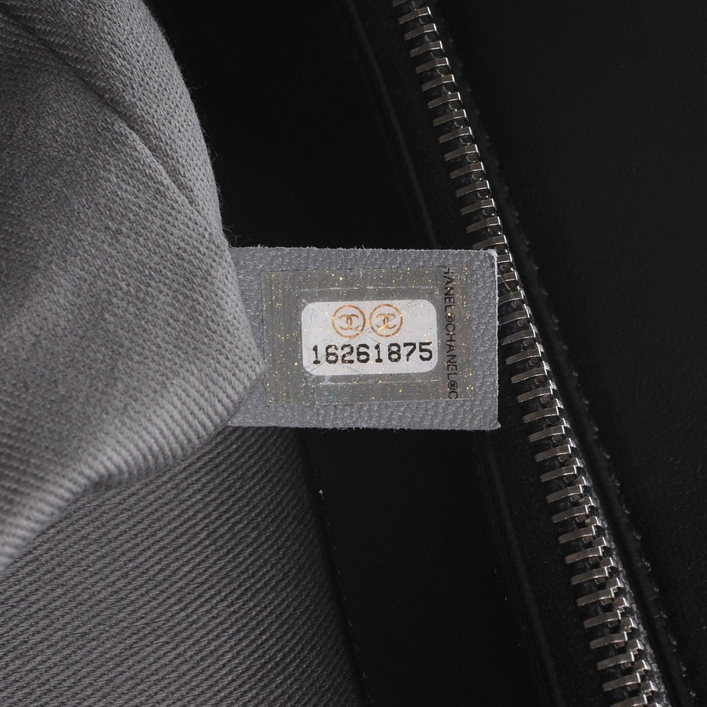 Lambskin Quilted Large Antik Boy Flap Black