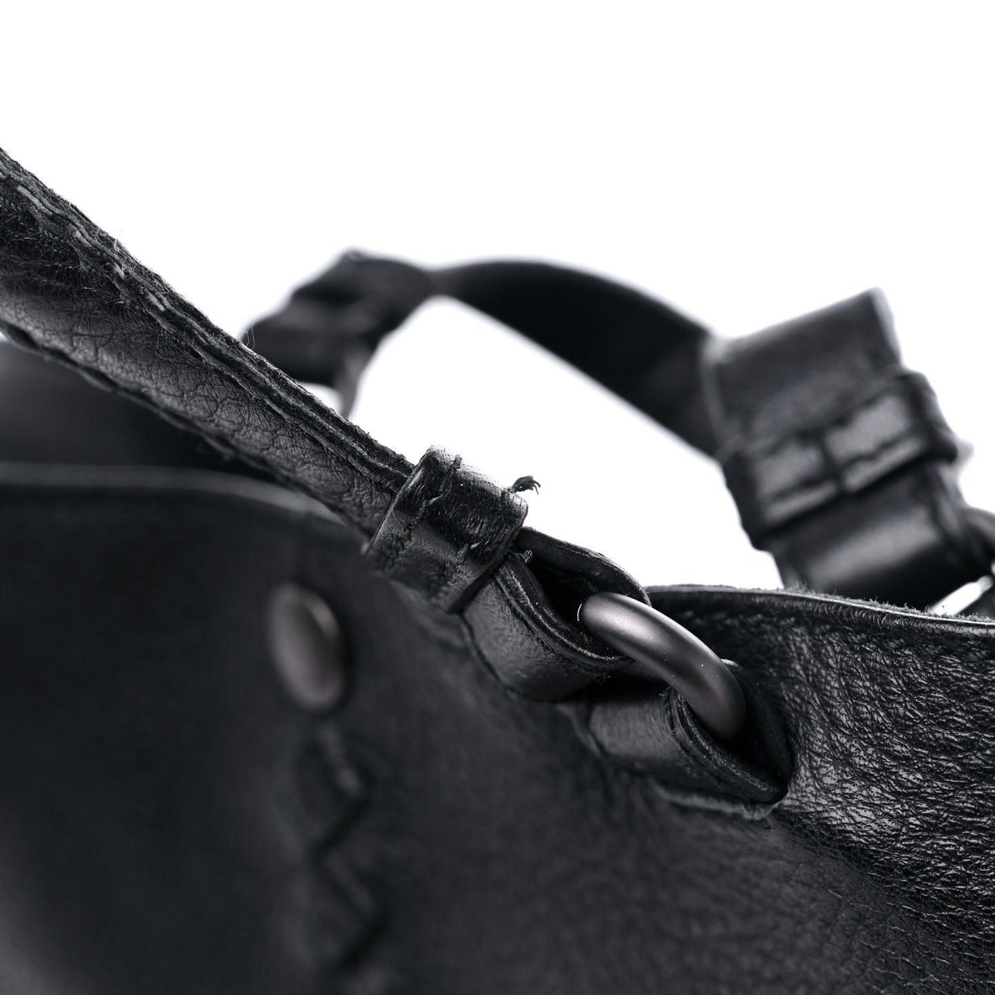 Cervo Deerskin Tote Black