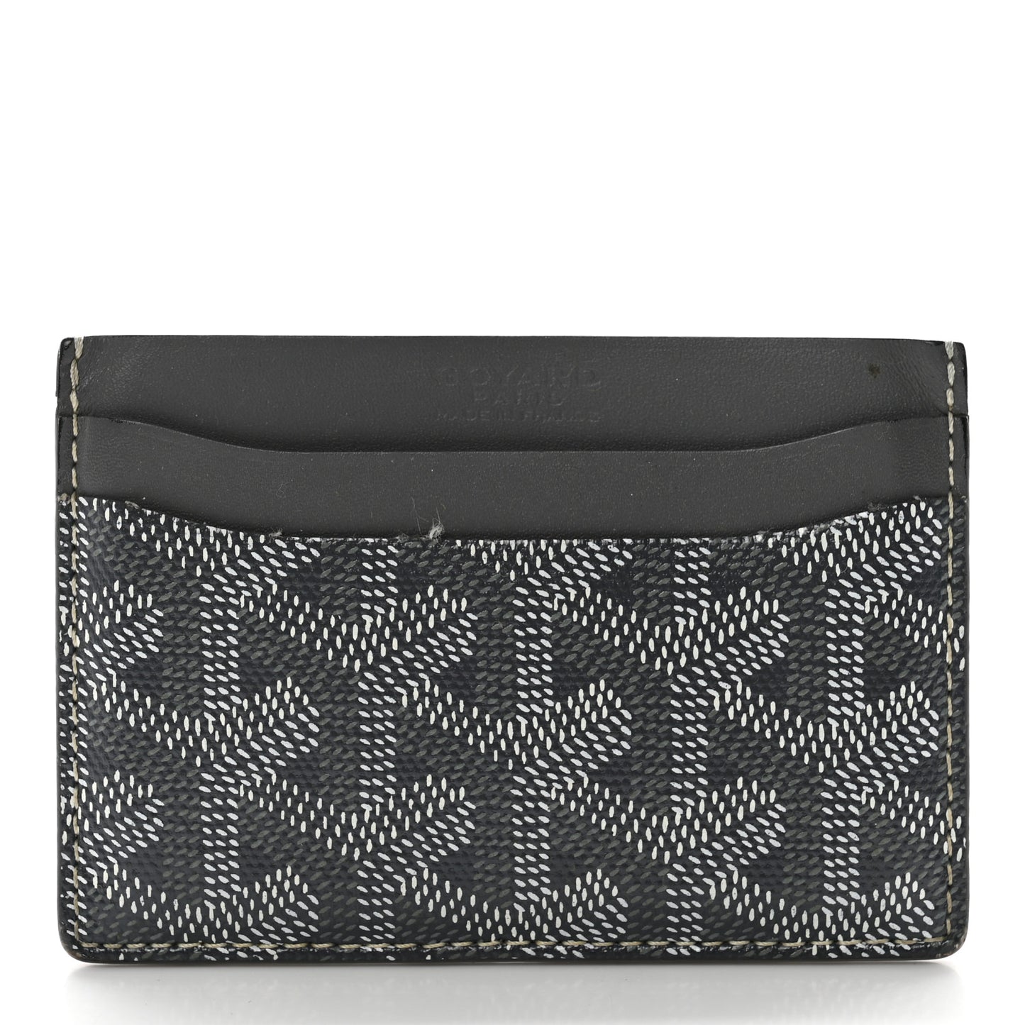 Goyardine Saint Sulpice Card Holder Grey