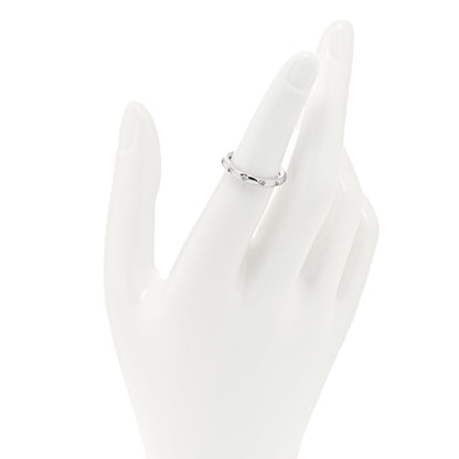 Tiffany Platinum Diamond Bezet Band Ring 50 5.5 2 of 4
