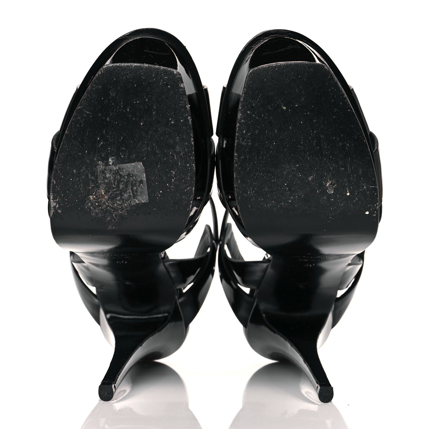 Patent Tribute 105 Platform Sandals 40 Black