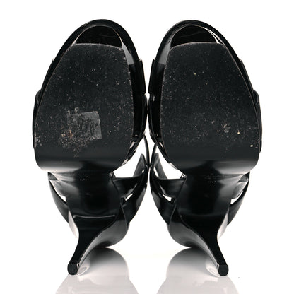 Saint Laurent Patent Tribute 105 Platform Sandals 40 Black 6 of 12