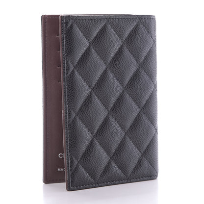 Chanel Caviar Quilted Passport Holder Black 3 of 9