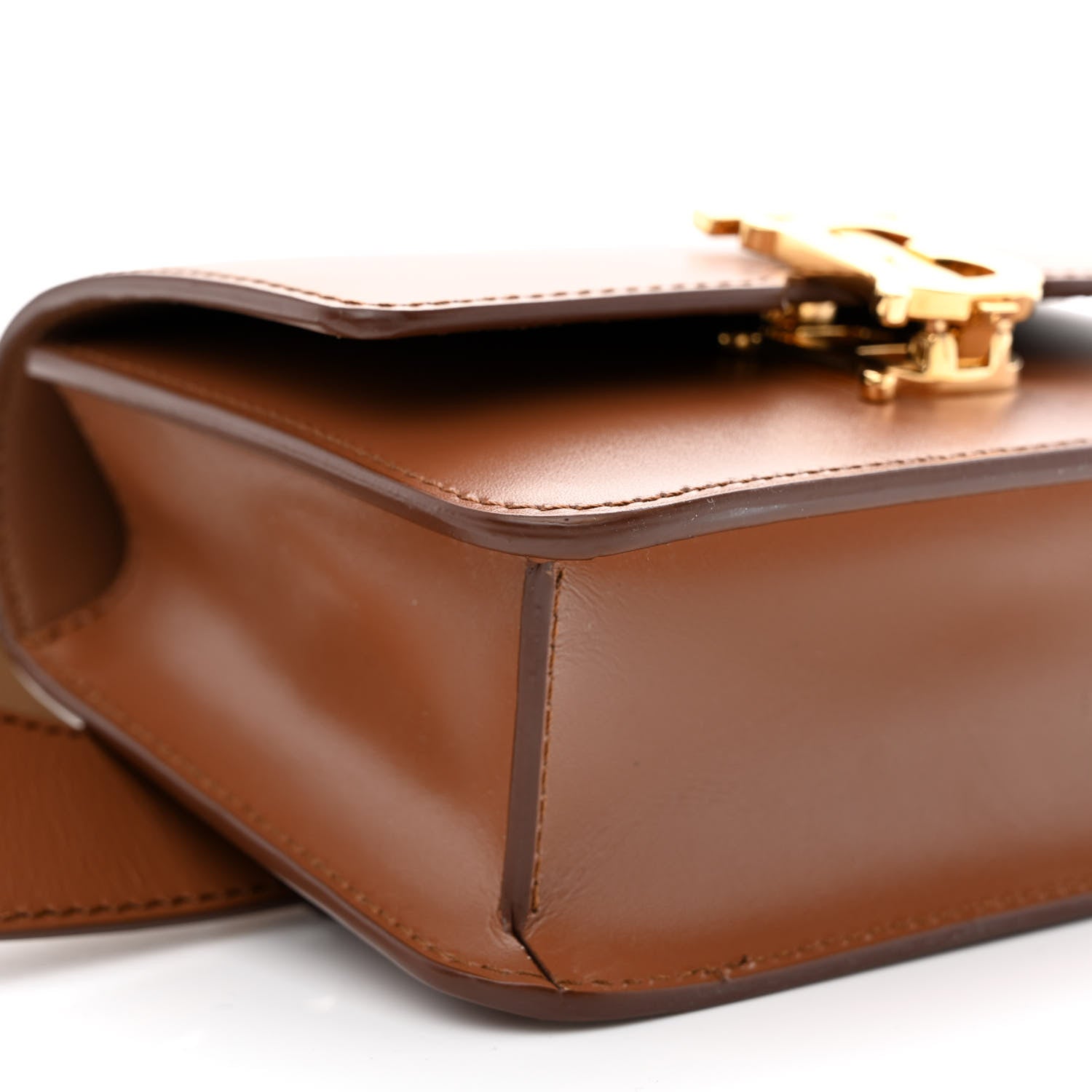 Burberry Calfskin TB Bum Bag Brown 9 of 11