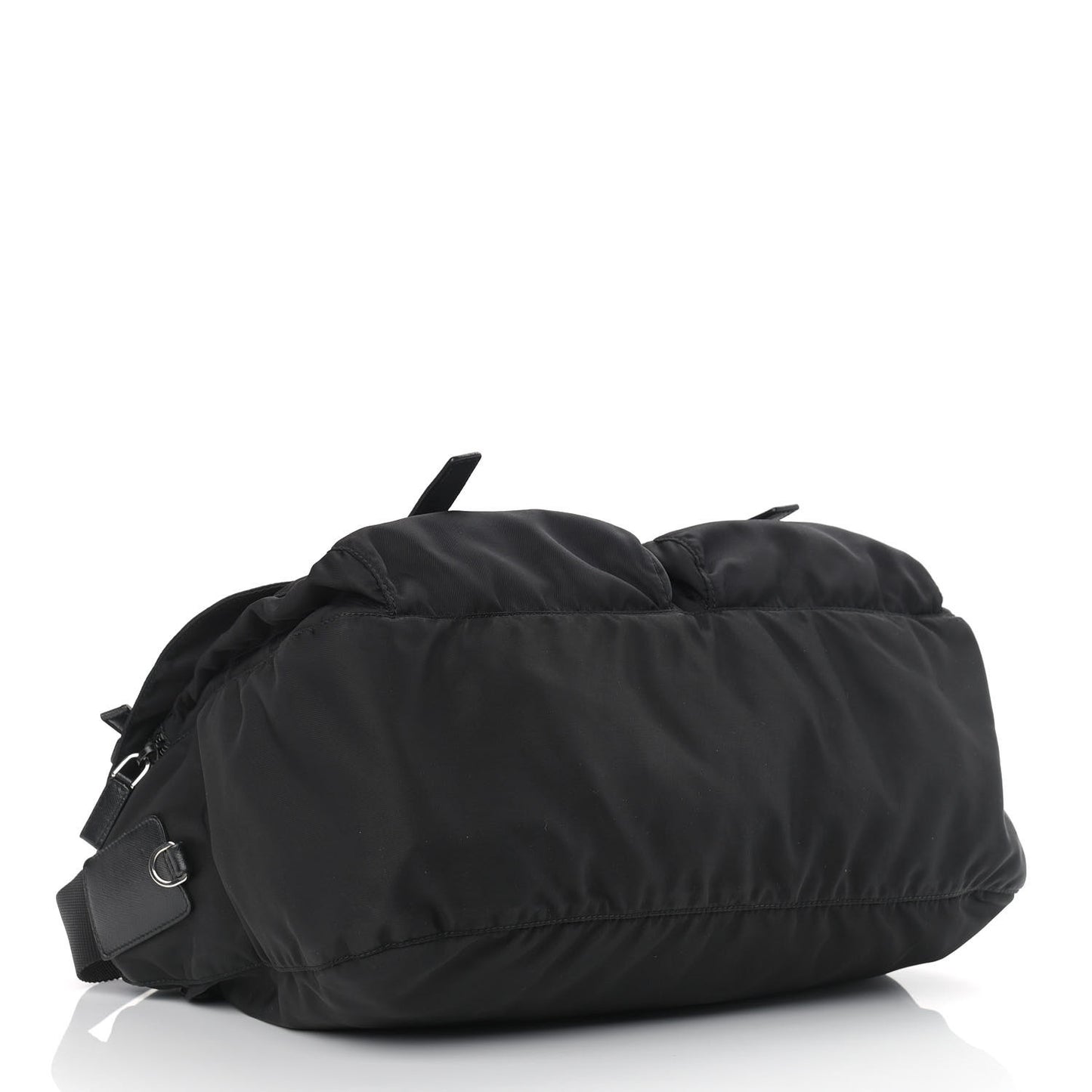 Nylon Vela Messenger Bag Black