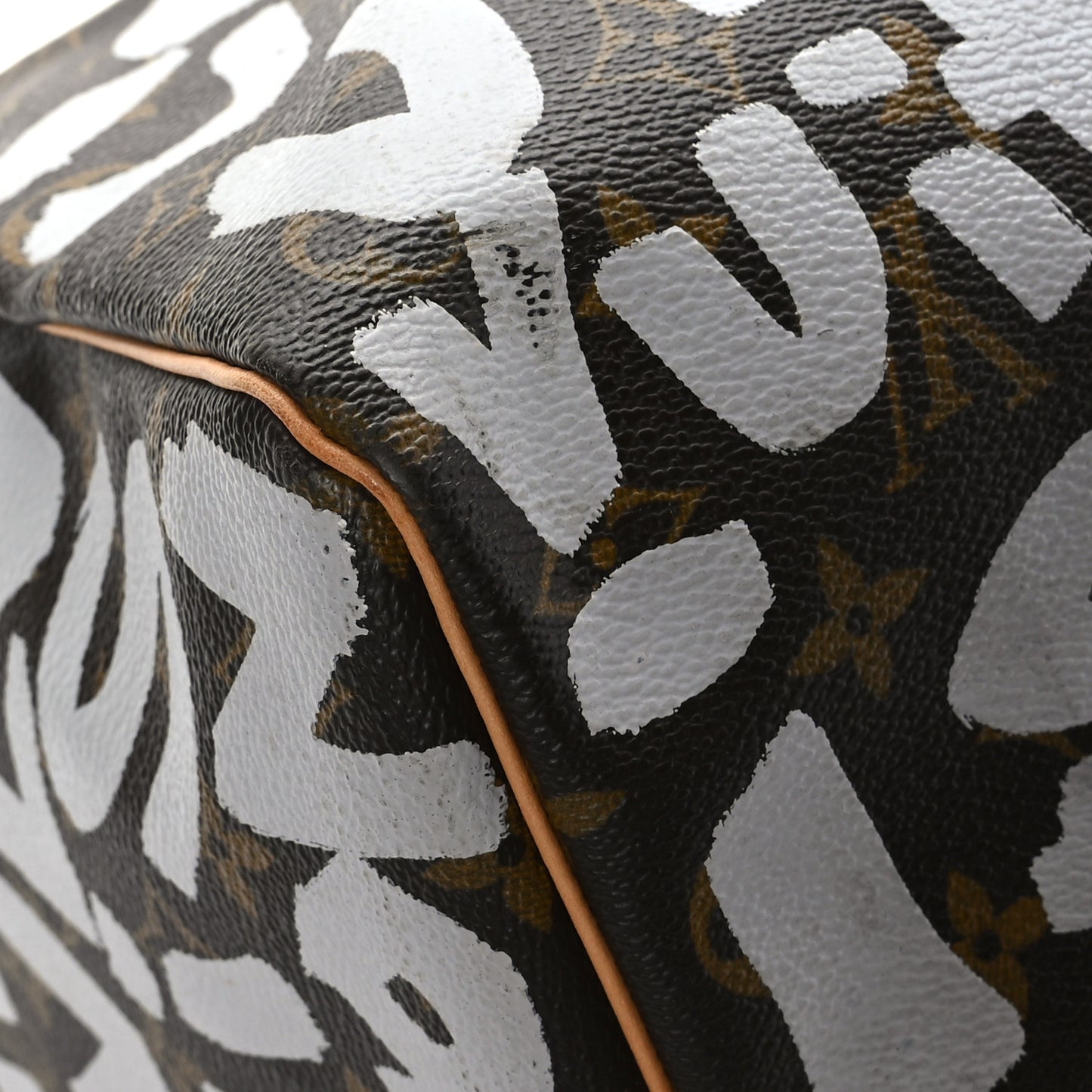 Monogram Graffiti Keepall 50 Silver