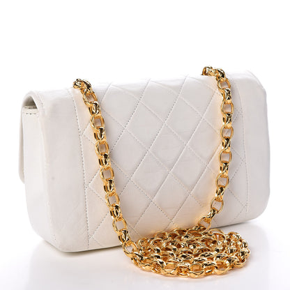 Chanel Lambskin Quilted Small Single Flap White 3 of 13