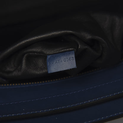 Celine Smooth Calfskin Mini Bi-Color Luggage Ocean Blue 6 of 10
