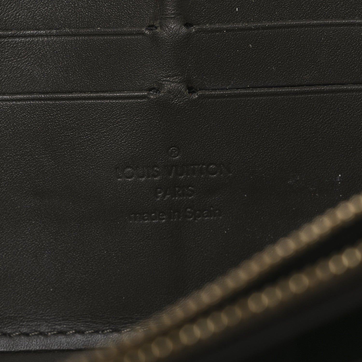 Louis Vuitton Vernis Zippy Wallet Vert Bronze 6 of 10