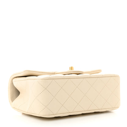 Chanel Caviar Quilted Mini Top Handle Rectangular Flap Beige 4 of 11