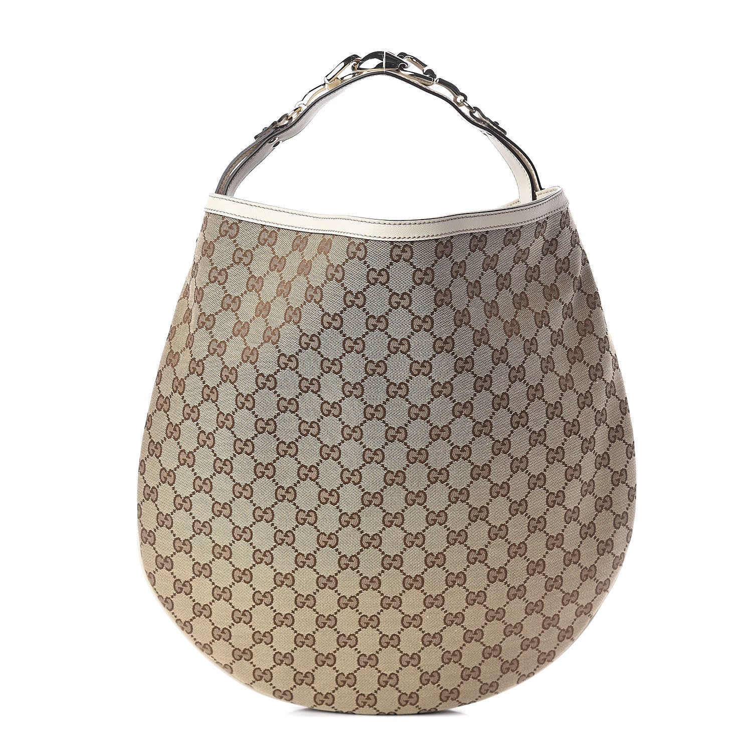Gucci Monogram Large Wave Hobo Off White 1 of 9