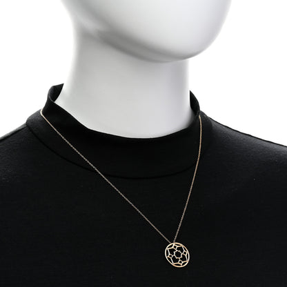 Tiffany 18K Yellow Gold Paloma Picasso Zellige Medallion Pendant Necklace 2 of 6
