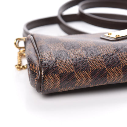 Louis Vuitton Damier Ebene Eva Clutch 8 of 10