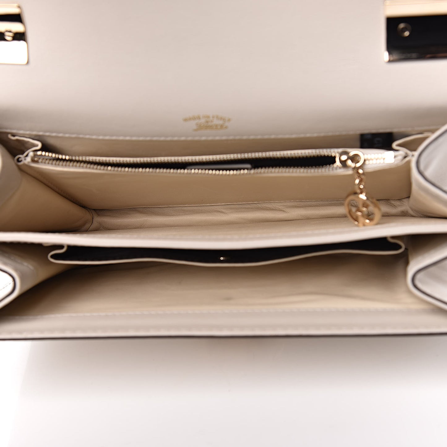 Calfskin Medium 1973 Shoulder Flap Bag Ivory