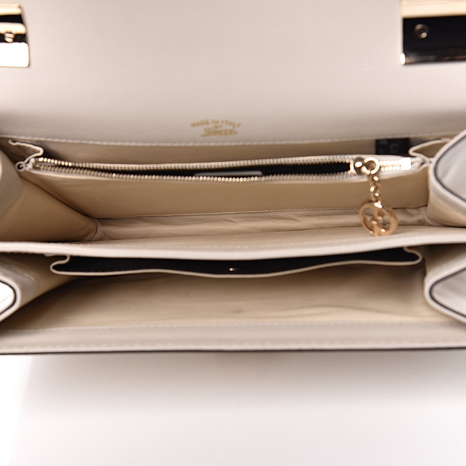 Gucci Calfskin Medium 1973 Shoulder Flap Bag Ivory 6 of 23