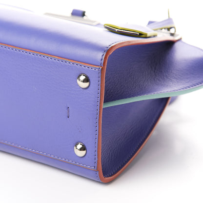 Fendi Vitello Dolce Mini 3jours Tote Viola Cassis 7 of 10