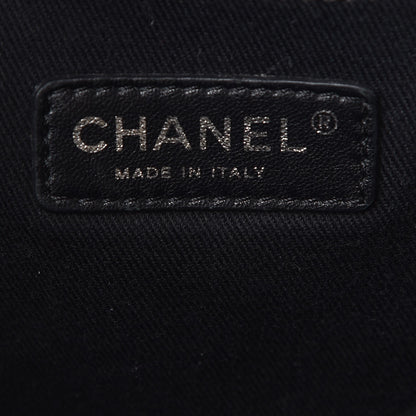 Chanel Canvas Mini Deauville Tote Beige Black 6 of 9